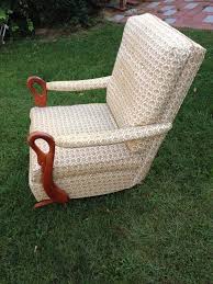 1940s Platform Rocker With Swan Gooseneck Arms Vintage Chair Local Pick Up Only Vintage Chairs Platform Rocker Rocker
