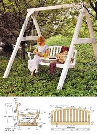 Garden Swing Plans Outdoor Furniture Plans And Projects Woodarchivist Com Outdoor Furniture Plans Woodworking Plans Diy Swing Set Diy
