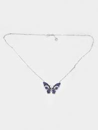 سلسله فضة عيار 925 سلسلة فضة ايطالى بدلاية شكل فراشة مرصعة بالفصوص الملونة body chain jewelry chains jewelry body chain