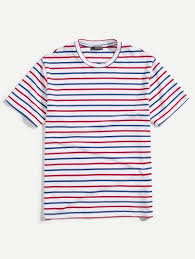 Black And White Striped T Shirt Roblox Shop Men Striped Short Sleeve T Shirt Online Shein Offers Men Striped Short Sleeve T Shirt More To Fit Your Fashionable Needs Short Saia Look
