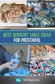 Preschool Teachers You Ll Want To Try Every One Of These Fun Sensory Tables Sensory Table Sensory Classroom Preschool