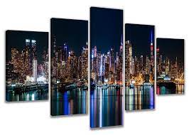 100 leinwand 50x70 cm größe material selbst wählen s m l xl. 200 X 100 Cm Bild Auf Leinwand New York Nacht Kaufland De
