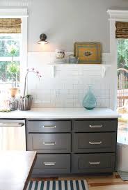 Kitchen Remodel With Benjamin Moore Gray Kitchen Cabinets White Kitchen Makeover Home Kitchens Kitchen Remodel