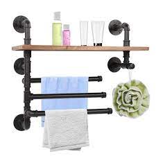 Maybe you would like to learn more about one of these? Ingshop C Support De Barre De Serviette Style Industriel Etageres Murales Support Pour Salle De Bain Cdiscount Maison