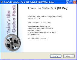 See related links to what you are looking for. Tzim S Lite Codec Pack Latest Version Get Best Windows Software