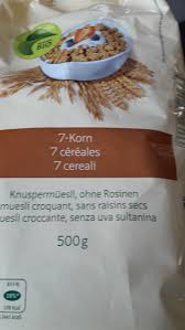Muesli Croquant 7 Cereales Migros 500 G