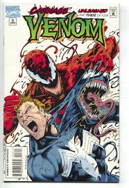 Venom Carnage Unleashed 3 Marvel 1995 Nm 9 6 Larry Hama Venom Comics Comics Marvel Comic Books