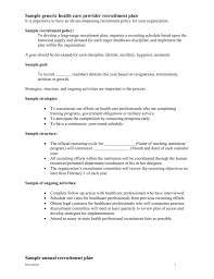 11 recruitment strategic plan examples pdf examples. Sample Recruitment Plan