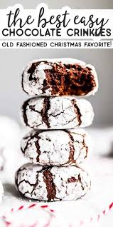 Chewy Chocolate Crinkle Cookies Chocolate Crinkle Cookies Recipe Chocolate Crinkle Cookies Chocolate Crinkles