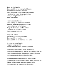 Sai mangkohom ho tu au hasian. Lirik