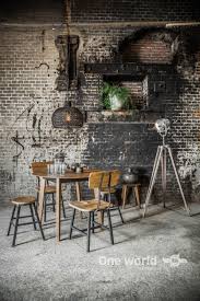 One World Interiors Craftsman And Hardware Store Collection Picture Paulina Arcklin Decoracion De Hotel Paredes Rusticas Bares Diseno