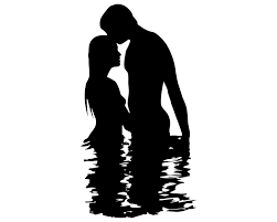 Black And White Kiss Clipart Couple Kissing Svg Couple Silhouette Clipart Svg Couple In Etsy Couple Silhouette Silhouette Art Kissing Couples