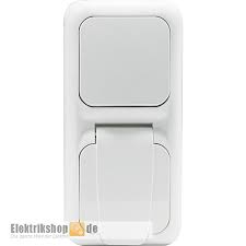 Das bedeutet, dass sie hier eine 1er steckdose bekommen, die meist. Egb Vi Schalter Steckdose Kombination Reinweiss Aufputz Feuchtraum