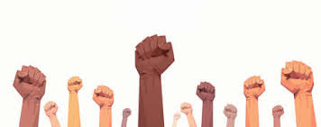 Black lives matter, social movement dedicated to fighting racism and police brutality against black people. Black Lives Matter Raised Up Mix Race Fists Awareness Campaign Against Racial Discrimination Of Dark Skin Color Support For Equal Rights Of Black People Horizontal Vector Illustration Ù…ÙˆÙ‚Ø¹ ØªØµÙ…ÙŠÙ…ÙŠ