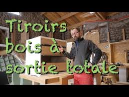 Ajouter un tiroir à un meuble : Tiroirs Bois A Sortie Totale Youtube