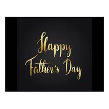 Are you looking for father background design images templates psd or png vectors files? Happy Father S Day Gold Text On Black Background Postcard Zazzle Com Happy Fathers Day Homemade Fathers Day Gifts Birthday Presents For Dad