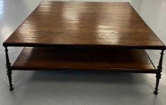 Wide & up coffee tables to reflect your style and inspire your home. Paul Ferrante Huge Paul Ferrante Wrought Iron Walnut Square Coffee Table