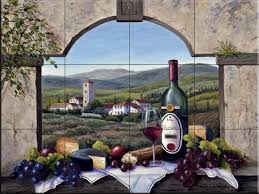 Maybe you would like to learn more about one of these? Ceramic Tile Mural A Tuscany Vista By Barbara Felisky Buy Online In Angola At Angola Desertcart Com Productid 119838816
