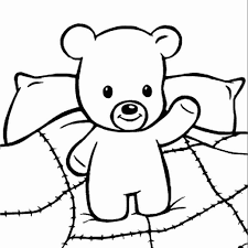 Wij wensen u wij wensen u veel plezier toe met deze zwanger kleurplaat. Beer Op Bed Kleurplaat Knuffel Knuffelbeer Kleurplaten