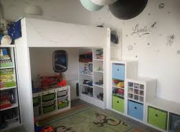 Ikea Hack Hochbett Stuva Mit Kallax Treppe Ikea Zuhause Kinderzimmer Wand Kinder Zimmer