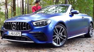 2021 Mercedes E Class Amg E53 New Convertible Review Sound Interior Exterior Infotainment Youtube