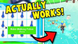 New Walk On Water Hack With Rarest Water Walking Potion Actually Works 2021 Adopt Me Roblox Youtube