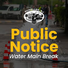 Please be advised that there is a water main break on the 500 block of  Jackson Avenue. New Jersey American Water crews are on their way to begin  repairs.