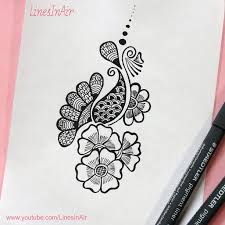 Easy Henna Mehndi Design By Linesinair Beginner Henna Designs Mehndi Designs Henna Mehndi Design