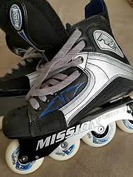 New Mission Vibe 2 Mens Roller Hockey Skates Size 8 Womens 9 5 Ebay