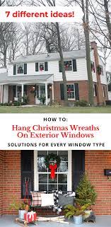 Command™ outdoor window hooks are perfect for hanging wreaths, signs, thermometers, or other seasonal decorations directly to the outside of your window. 7 Ways Of How To Hang Wreaths On Windows Rambling Renovators