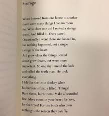 For The Birds Who Own Nothing The Reason They Can Fly Mary Oliver S New Poem Storage On A Lighter Note Have You Eve Mary Oliver Poems Mary Oliver Poems