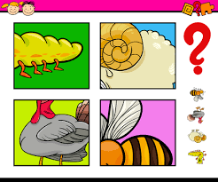 En este juego tendremos que adivinar lo que dibujan nuestros amigos y describirlo para que otro lo vuelva a dibujar. Ilustracion De Dibujos Animados De Juego Educativo De Adivinar Animales Para Ninos En Edad Preescolar Ilustraciones Vectoriales Clip Art Vectorizado Libre De Derechos Image 51376047