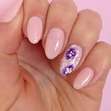 The size of the nail and the. One Stroke Flower Nails Dottyaboutnails
