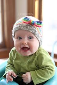 RainBOW Baby Hat Knitting Pattern
