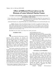 Check spelling or type a new query. Pdf Effect Of Different Preservatives On The Biomass Of Some Selected Marine Fauna Raoof Niazi Academia Edu