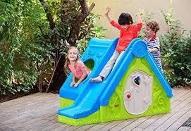 Spielhaus Kinderspielhaus Mit Rutsche Und Tunnel 3in1 Fur Drinnen Und Draussen Gartenhaus Kinderhaus Kinder Spiel Haus Gartenhaus Df1 Toys Outdoor Decor Outdoor