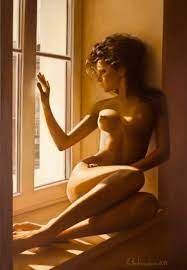 Nude Oil Painting On Canvas, Painting by Elena Andrievskaya | Artmajeur