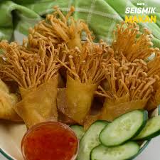 Okay harini nak share satu resepi simple je iaitu wantan goreng. Resepi Viral Wantan Cendawan Enoki 3 Bahan Ini Menggunakan Kurang Dari Rm10 Je