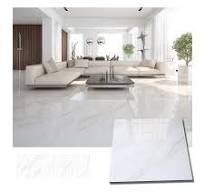 Modern 60x60 White Marble Look Ceramic Floor Tiles Scratch-Resistant and  Waterproof indian tile