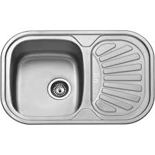 The most common kitchen sink drainer material is metal. Small Stylish 1 0 Bowl Fully Reversible Inset Compact Kitchen Sink Drainer Polished Stainless Steel 881 Buy Online In Dominica At Dominica Desertcart Com Productid 139040313