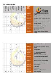 Jun 14, 2019 · the employee training matrix templates has many features that make it easy to incorporate your training modules. Hse Training Matrix Pdf Laboratories Prevention