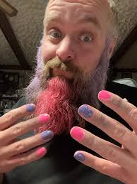 What does gender affirming care look like for me A transgender nonbinary  person For me GAC looks like -they/them pronouns -some beard wax for color  -and some matching nail polish to make