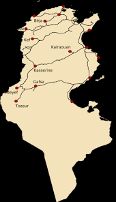 Szybka, łatwa i lokalna sprzedaż rzeczy z drugiej ręki. Mapa Tunezji Mapy Topograficzne Samochodowe Fizyczna I Inne