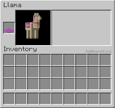 The image on the minecraft wiki is hard to see, so this way you can have a close look at it. How To Put Carpet On A Llama In Minecraft