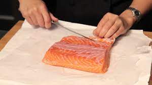 Knife Cut: Cleaning And Preparing Salmon - Youtube