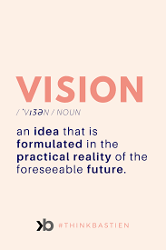 The Definition Of Vision By Thinkbastien In 2020 Brand Marketing Strategy Inspirational Quotes Motivation Brand Strategy