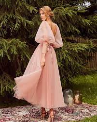 Wedding Guest Dresses For Every Seasons And Style Wedding Guest Dresses Tea Legnth Pink With Long Sl Cocktail Dress Wedding Gowns Of Elegance Elegant Dresses