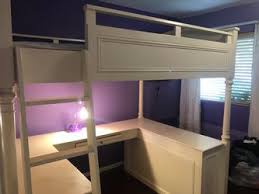 Pottery barn chelsea vanity loft bed. Chelsea Vanity Loft Bed Full Size From Pottery Barn Teen For Sale In North Las Vegas Nv Offerup