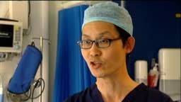 Record number of organ transplant operations; INT Steven Tsui set-up...  Stock Footage Video