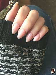 Use the white gel pen to place a mark where the corner points of the natural free edge are. Acrylmandelnagel Acrylnagel Almond Nails Naturliche Rosa Schiere Sheer Pink Natural Acrylic Natural Acrylic Nails Long Acrylic Nails Short Acrylic Nails